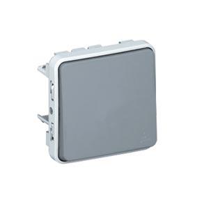 Legrand  Plexo  Серый  Переключатель 1-клавишный промежуточный IP55 069521